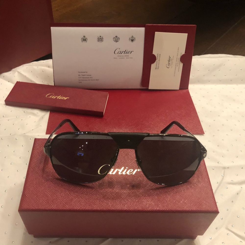 Brand new authentic Cartier santos sunglasses. - Picture 6 of 8
